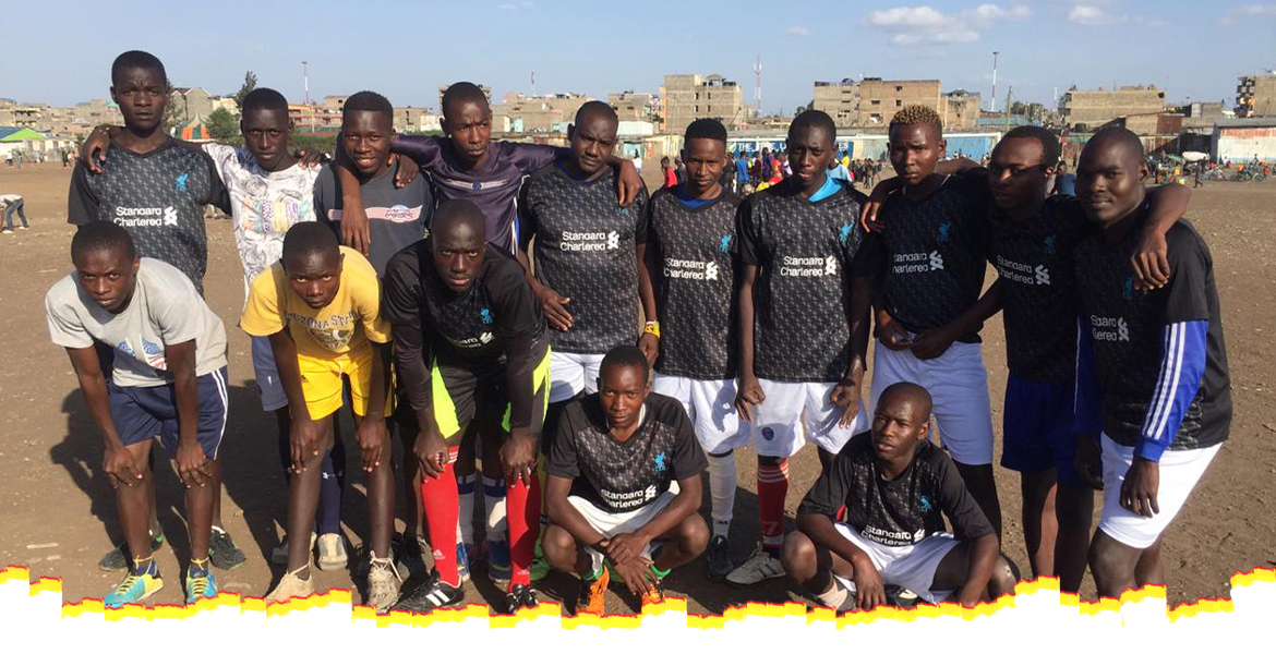 A football team which our children participate in at Jacaranda grounds.